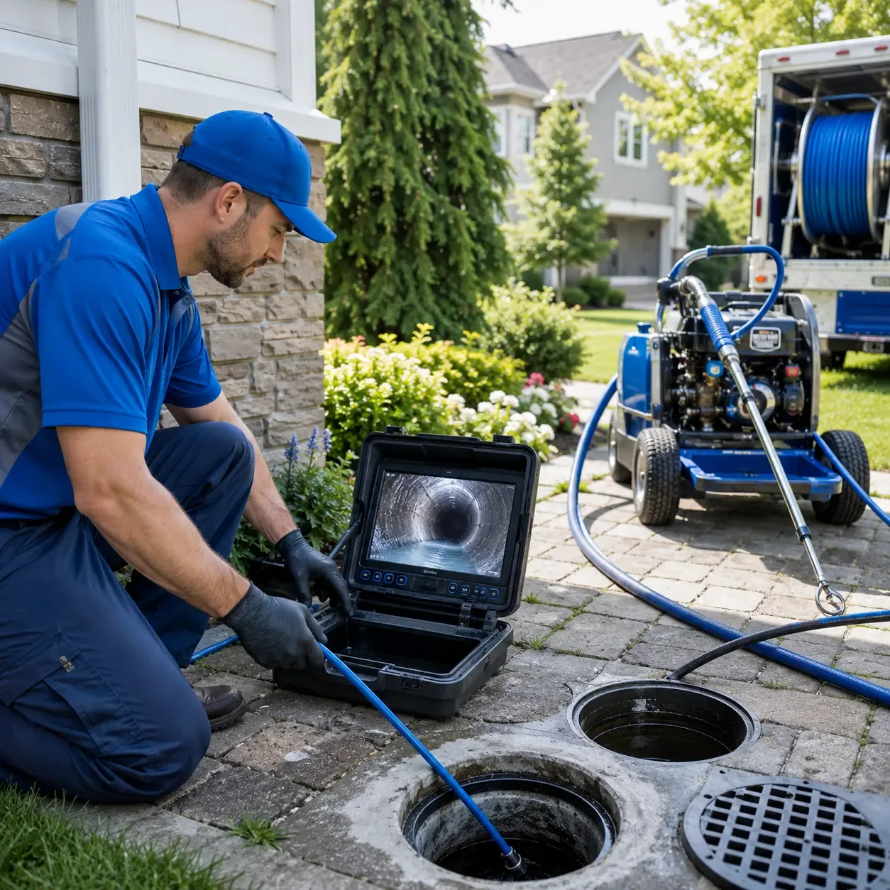 Outdoor drain cleaning professionals serving Olive Branch, IL